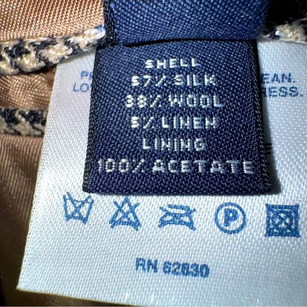 EUC Men’s Lands End Silk, Wool & Linen Blend Sports Coat Blazer size 42 Long